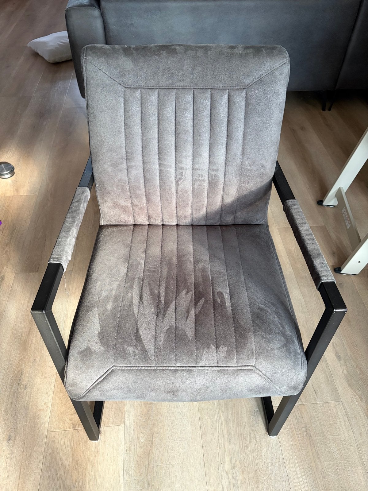 4 Parantino stoelen: 2 cognac, 2 grijs - Zo goed als nieuw, Ophalen, Overige kleuren, Zo goed als nieuw, Vier