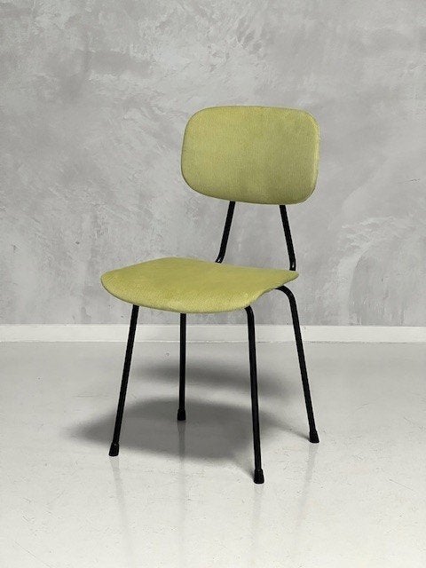 Kembo eettafelstoel vintage design eetkamerstoel limegroen, Gebruikt, Overige kleuren, ., Vintage