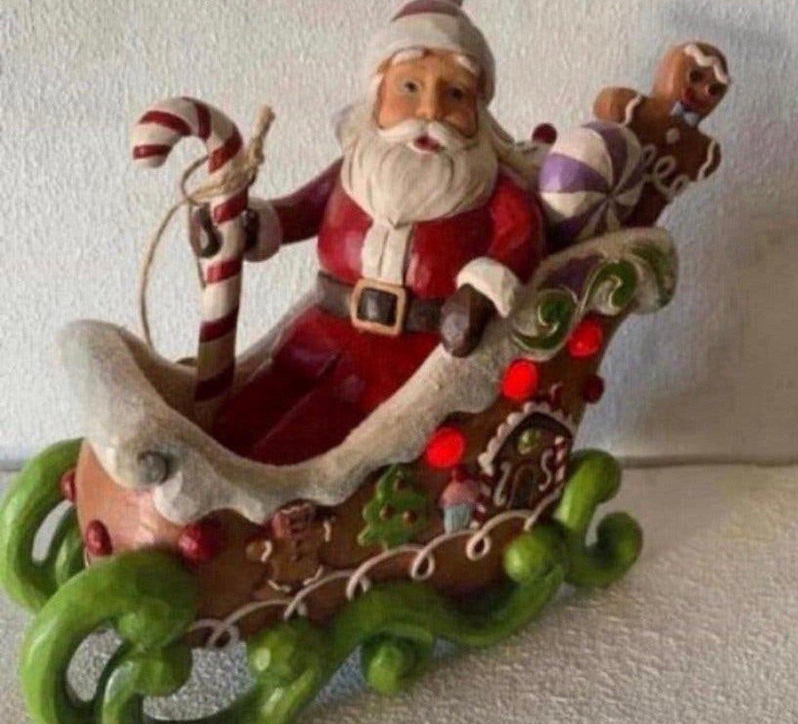 Jim Shore: Santa in slee, Ophalen of Verzenden, Nieuw