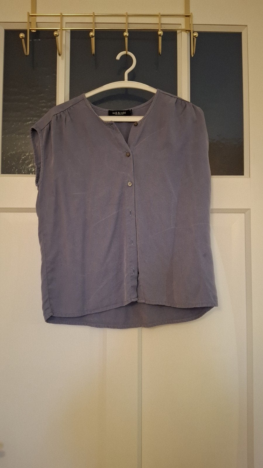 Kort en ruim vallende tuniekblouse merk indi en cold maat xs, Kleding | Dames, Ophalen of Verzenden, Zo goed als nieuw, Maat 36 (S)