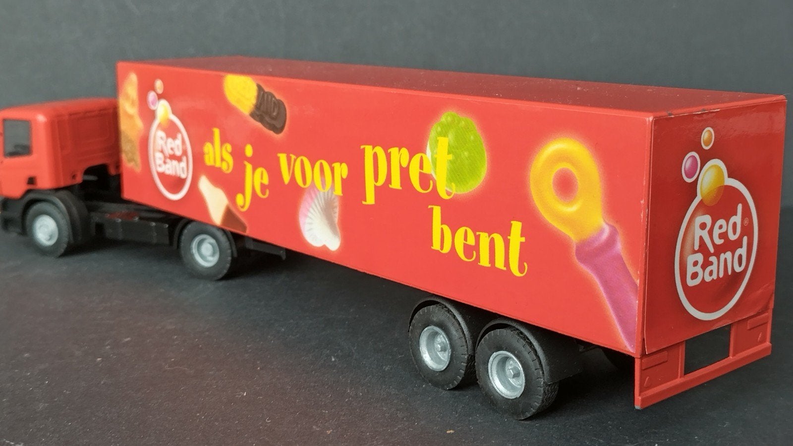 Scania 94d Red Band 1:50 Lion Car Pol, Hobby en Vrije tijd, Verzenden, ., Zo goed als nieuw, .
