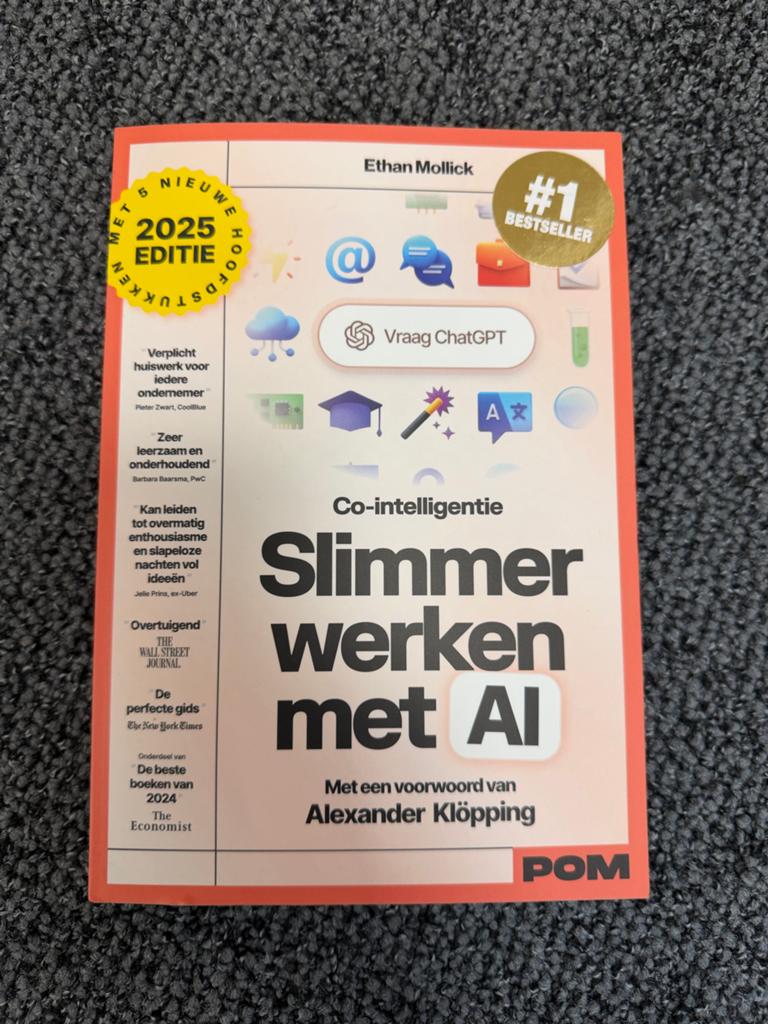 Slimmer werken met AI - Co-intelligentie (2025 editie), Ophalen of Verzenden, Nieuw, Nederland