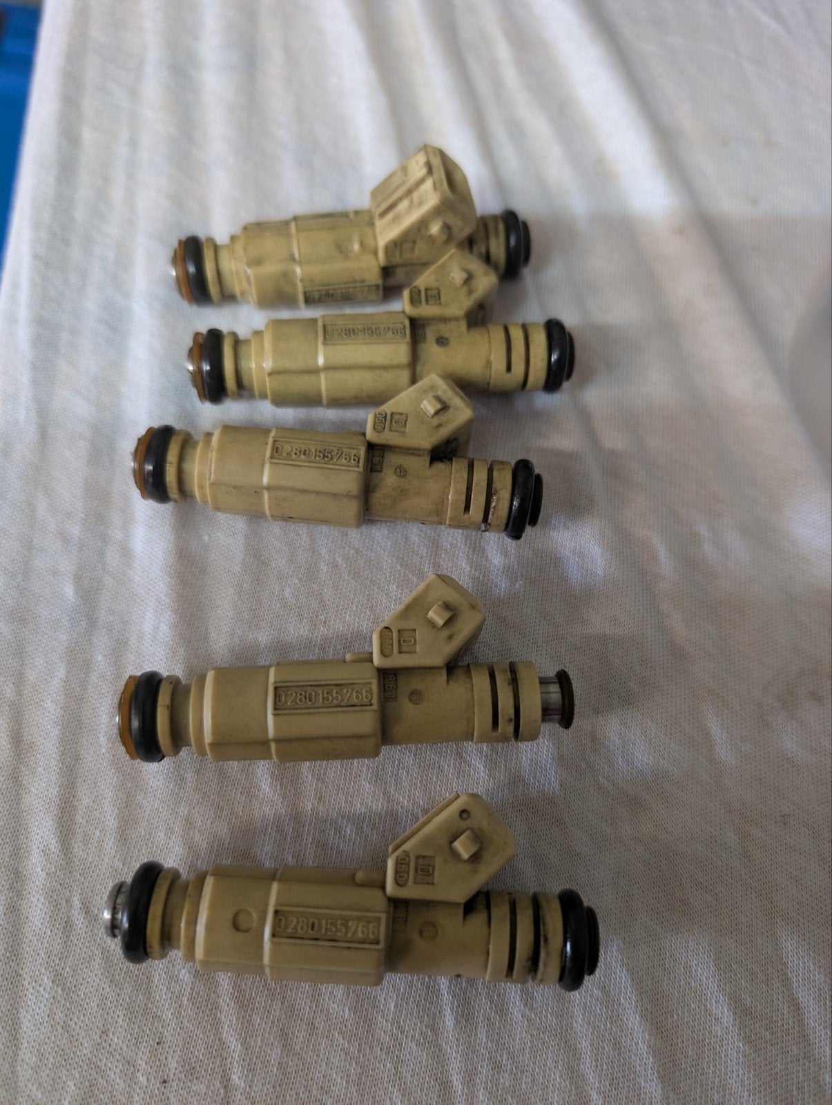 Volvo Bosch Injectoren 9454557 - Set van 5, Auto-onderdelen, Ophalen of Verzenden, Gebruikt, Volvo