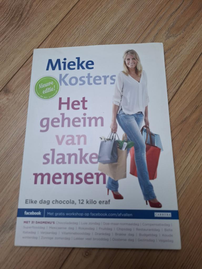 Mieke Kosters - Het geheim van slanke mensen, Boeken, Kookboeken, Zo goed als nieuw, Ophalen of Verzenden