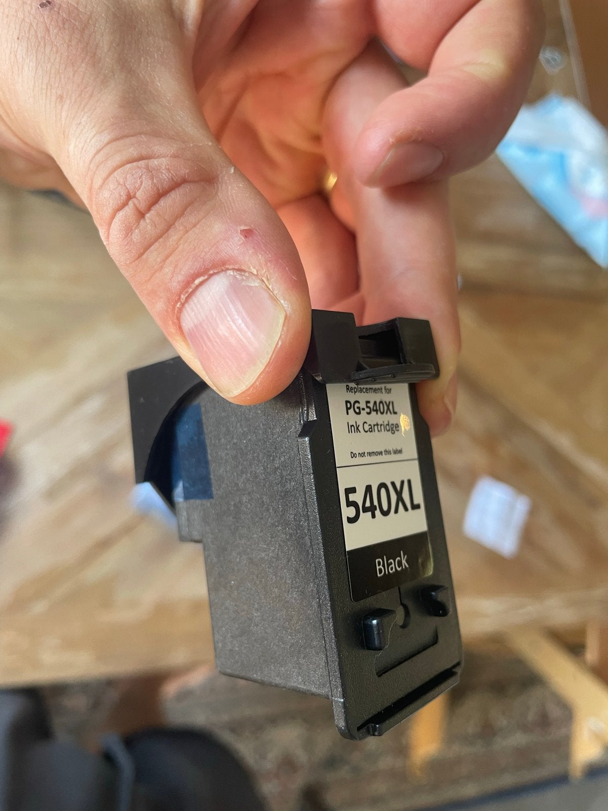 123inkt PG-540XL Zwarte Cartridge - Verzegeld, Ophalen, Zo goed als nieuw, Cartridge