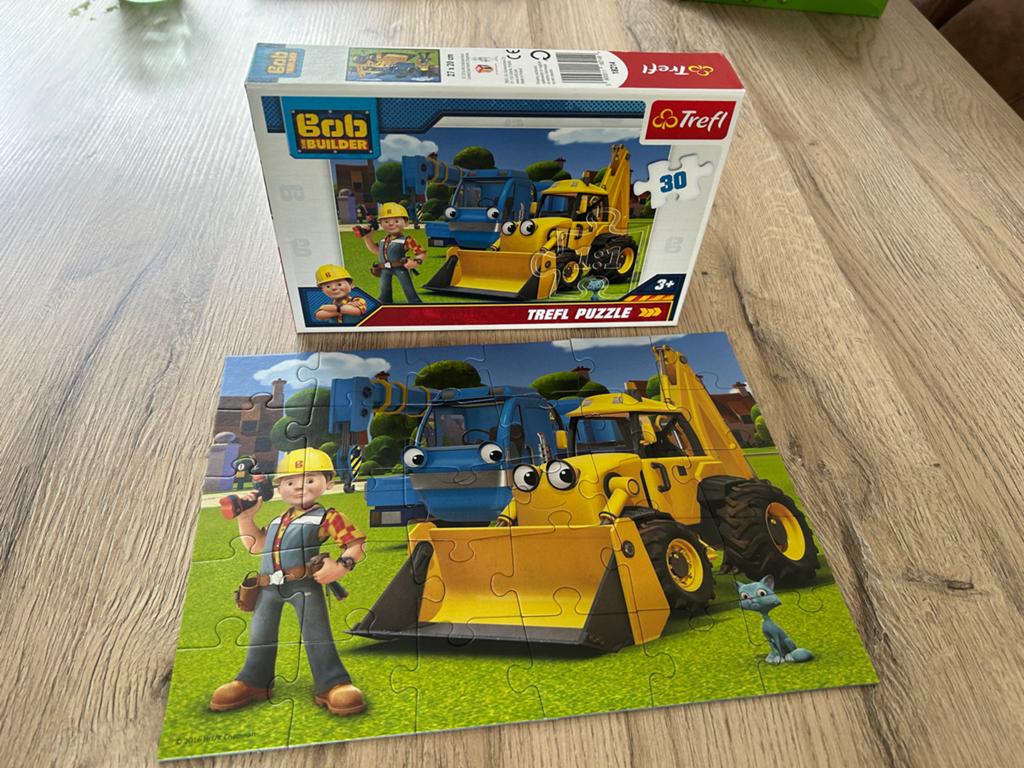 Bob de Bouwer puzzel - 30 stukjes - Zo goed als nieuw, Ophalen of Verzenden, 10 tot 50 stukjes, Zo goed als nieuw, 2 tot 4 jaar