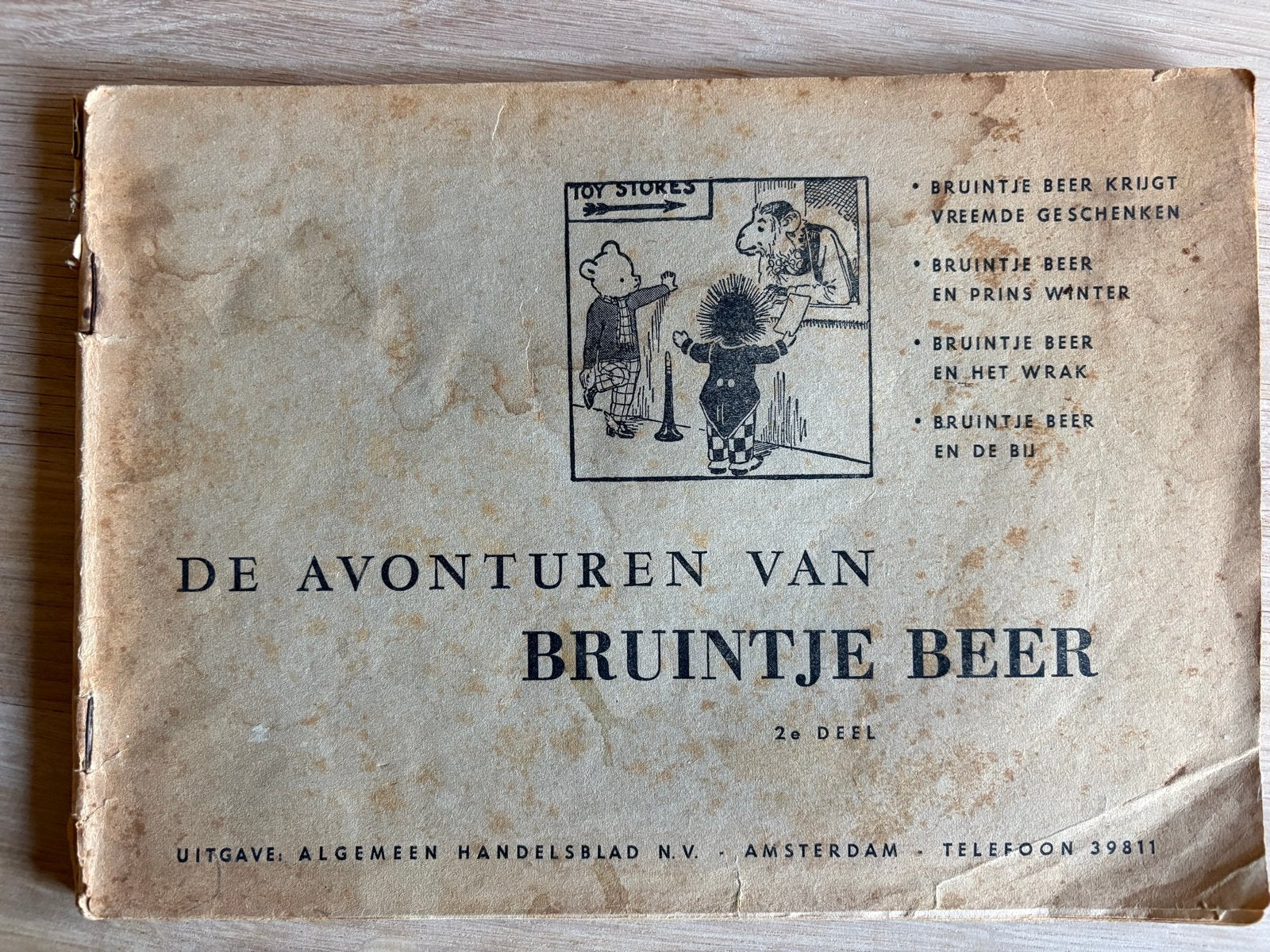 De Avonturen van Bruintje Beer - 2e Deel (Vintage), Boeken, Verzenden, Gelezen