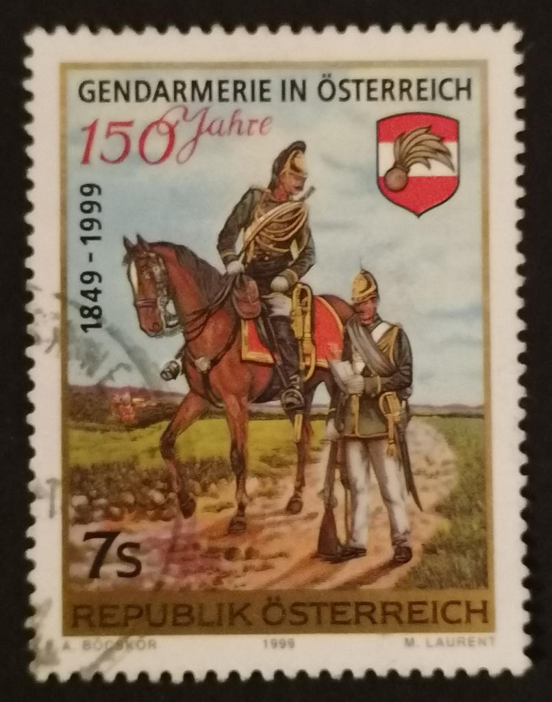 OOSTENRIJK - Gendarmerie 1999, Verzenden, Gestempeld