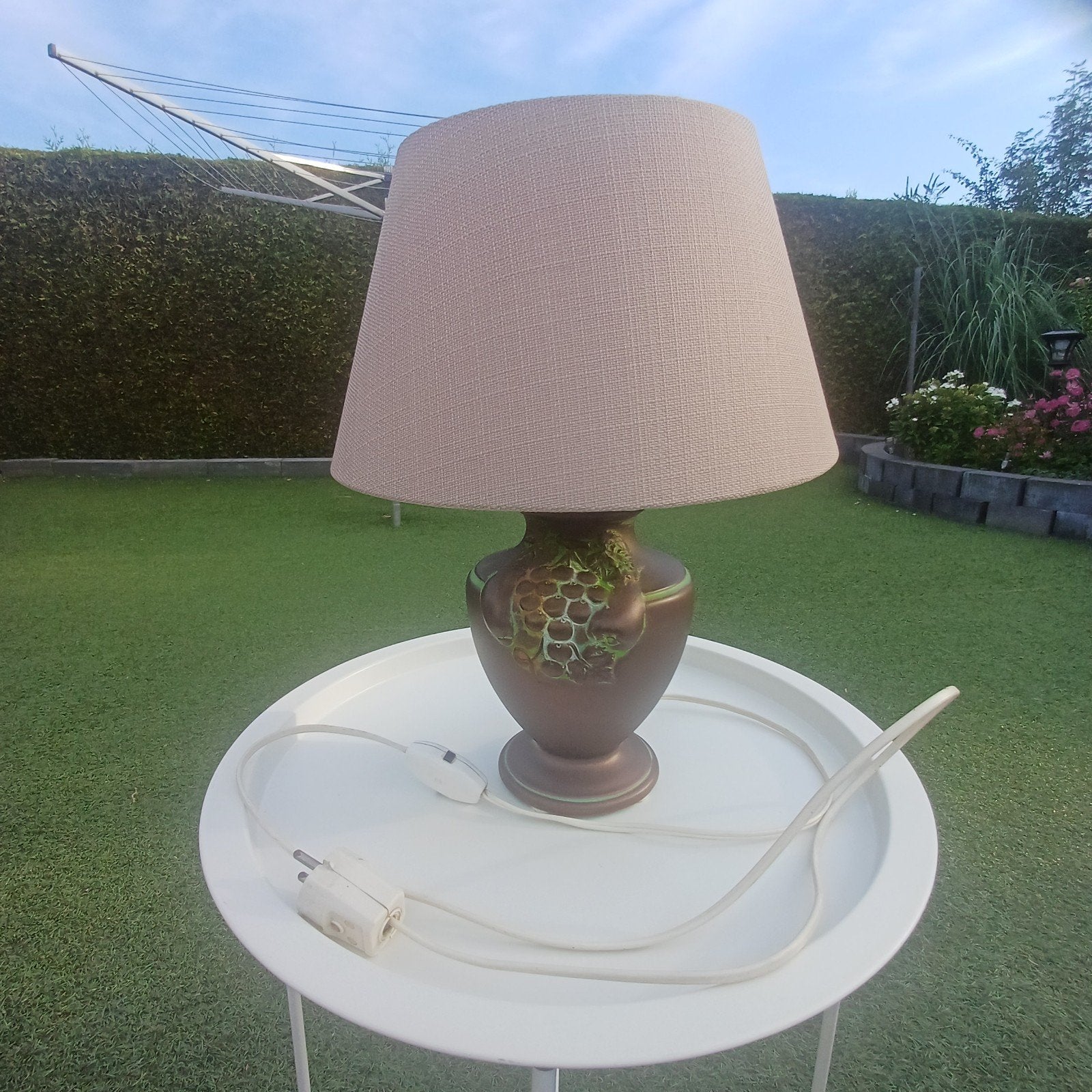 te koop 2 lampen, Ophalen, Rond