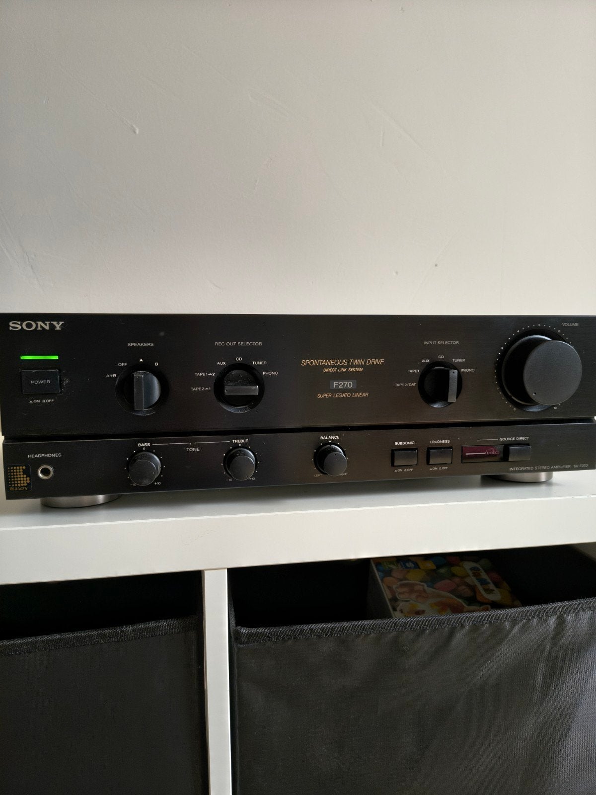 Sony F-270 versterker, Ophalen of Verzenden, Sony