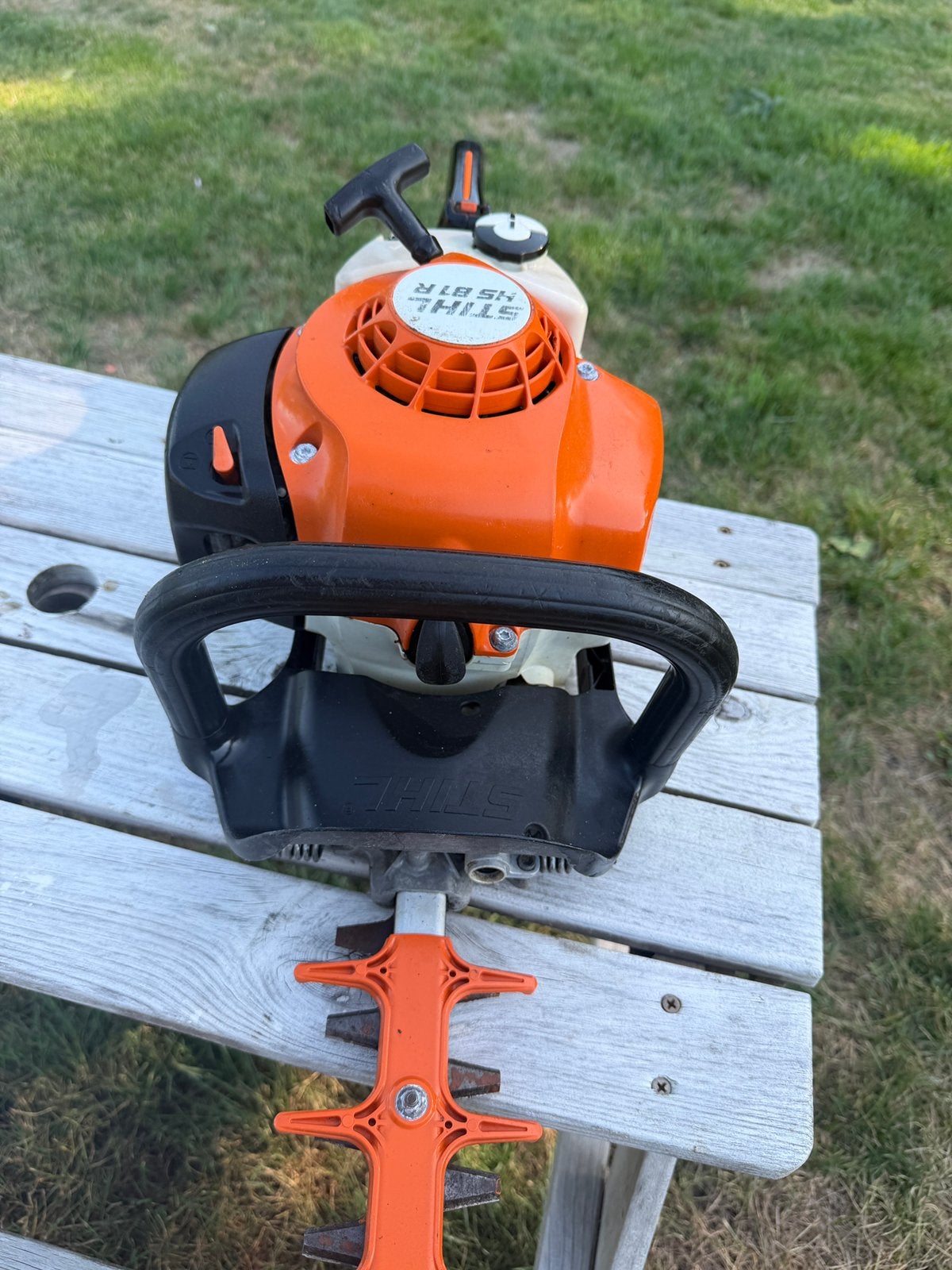 ‼️ stihl hs81 R heggeschaar ‼️, Ophalen, Zo goed als nieuw, Benzine