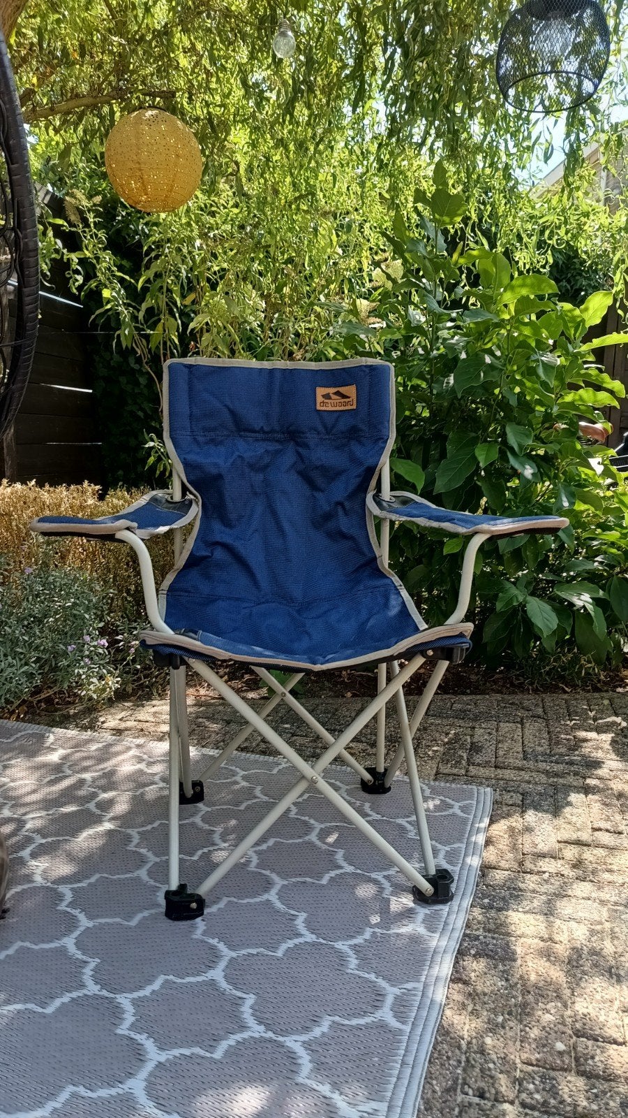 De Waard campingstoel voor kinderen met opberghoes- Blauw, Ophalen, Campingstoel
