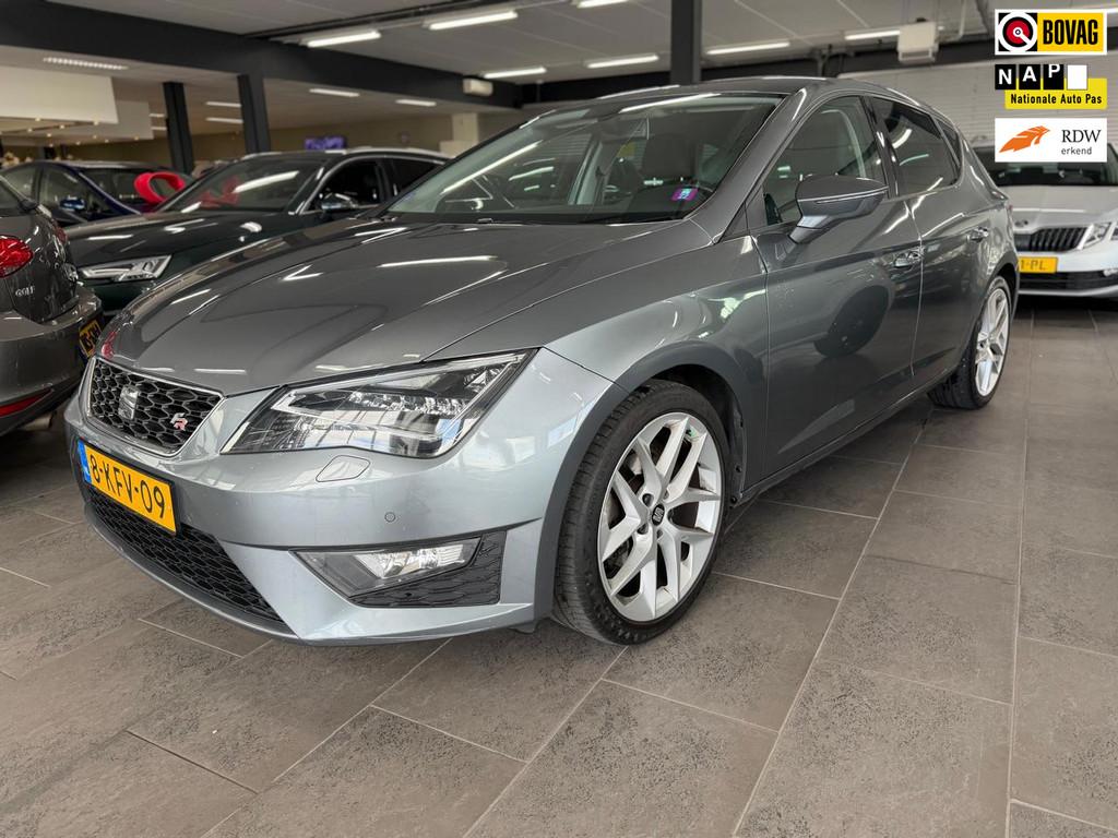 Seat Leon 1.4 TSI FR half leer led navigatie clima cruise co, Auto's, Seat, Bedrijf, Te koop, Leon, ABS, Airbags, Airconditioning