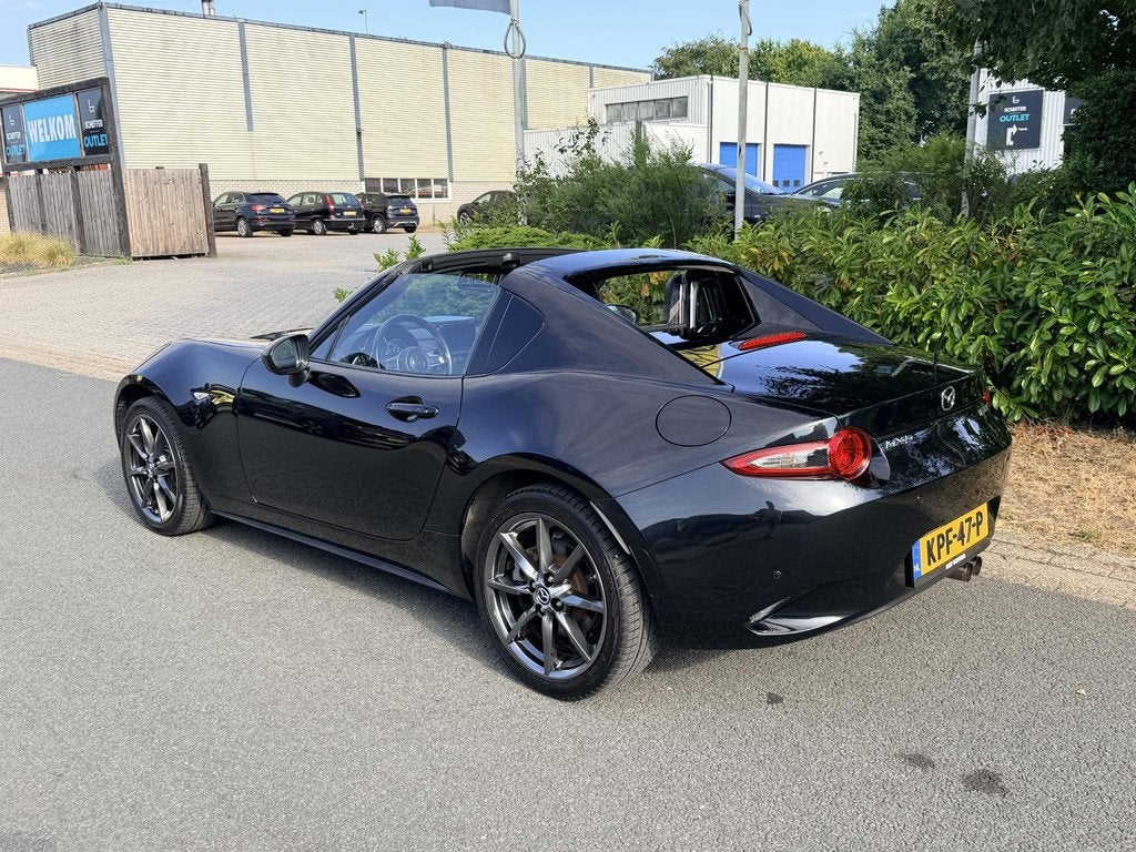 Mazda MX-5 RF 2.0 SkyActiv-G 184PK GT-M Automaat•Leder, Auto's, Mazda, Automaat, 1998 cc, Achterwielaandrijving, Gebruikt