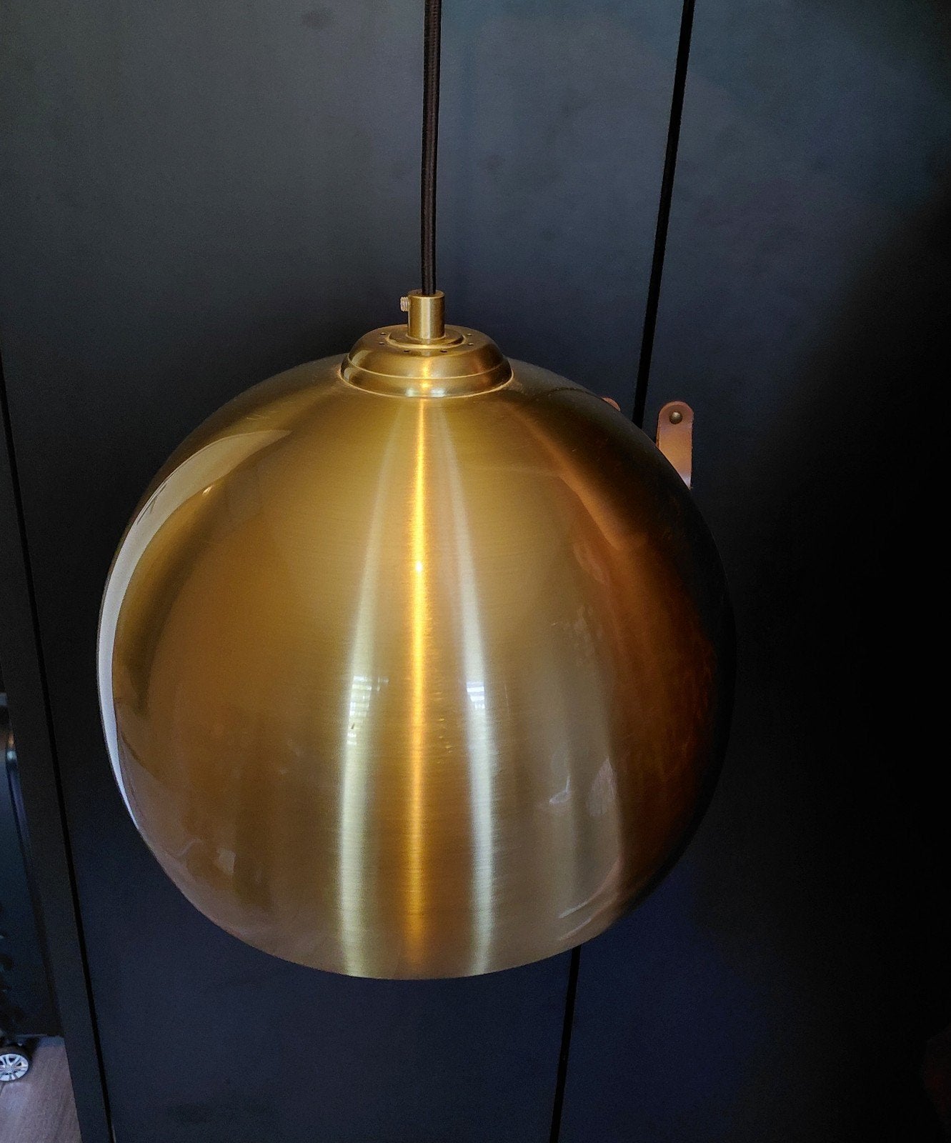 Gouden Lamp, Ophalen of Verzenden, Gebruikt, Overige materialen, E27 (groot)