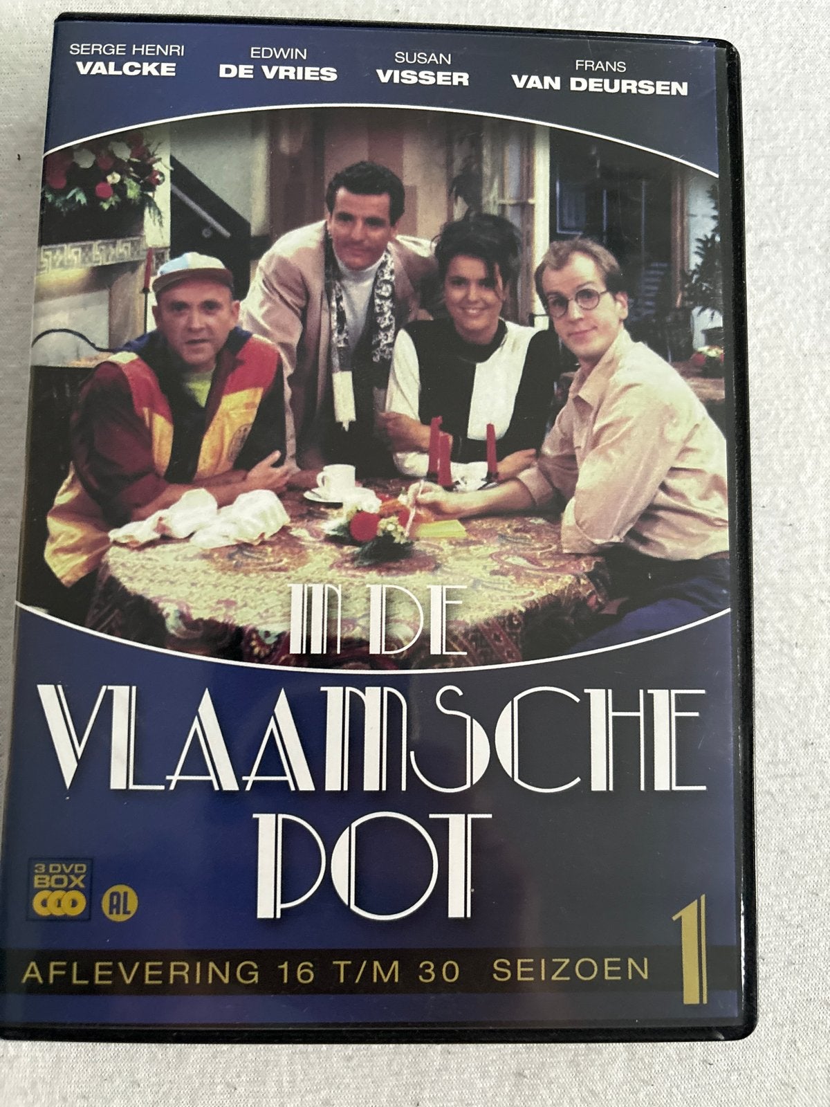 In de Vlaamsche Pot - Seizoen 1 (Aflevering 16 t/m 30) DVD, Gebruikt, Seizoen 1, Alle leeftijden, Komedie