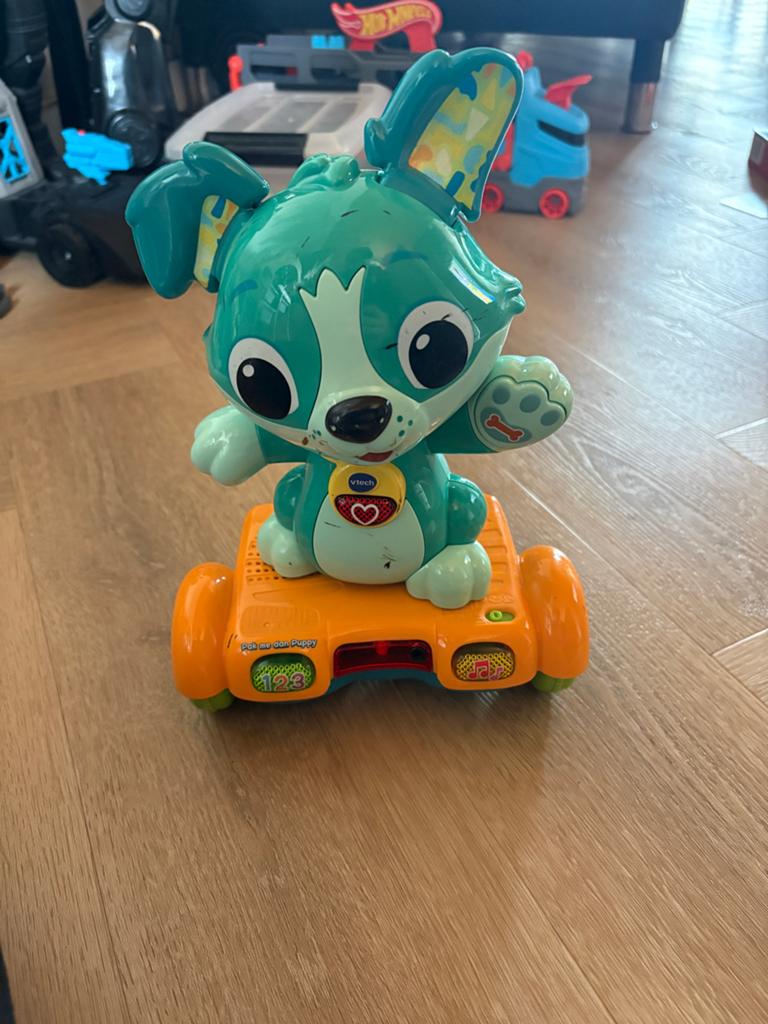 VTech Pak Me Dan Puppy - Interactief Speelgoed, Ophalen of Verzenden, Gebruikt, Overige typen, Met licht
