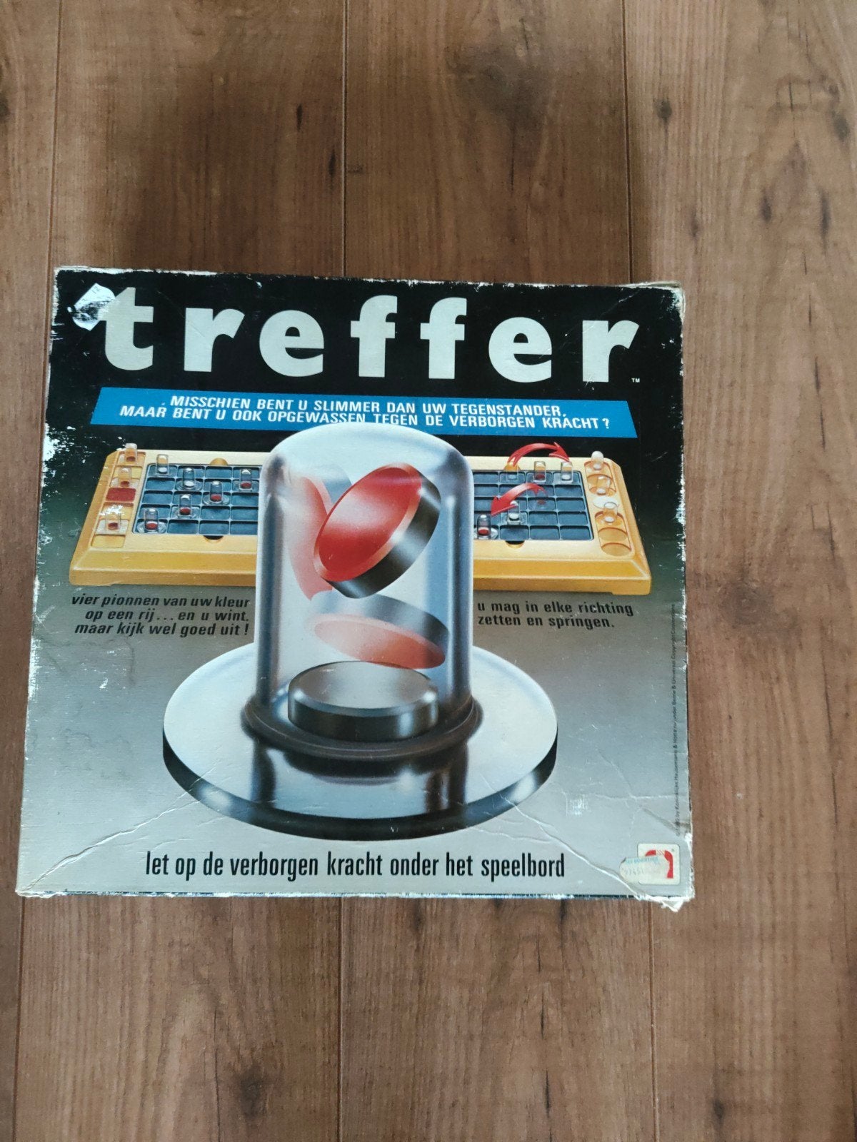 Treffer: Magnetisch 4 op een rij spel (niet heel oud), Een of twee spelers, Ophalen, Gebruikt