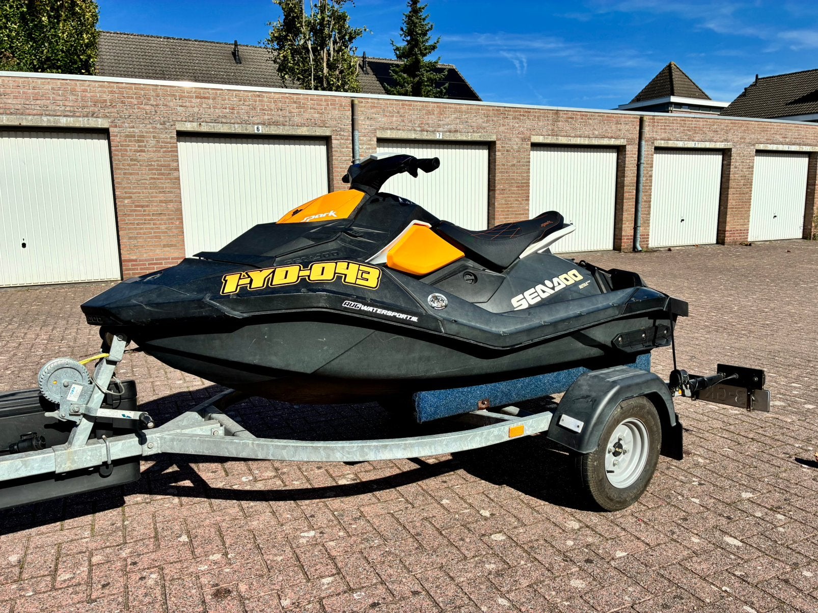 Seadoo Spark IBR / VTS - 110pk - bwj 2018 incl trailer, Ophalen, Gebruikt, Benzine, 70 tot 120 pk