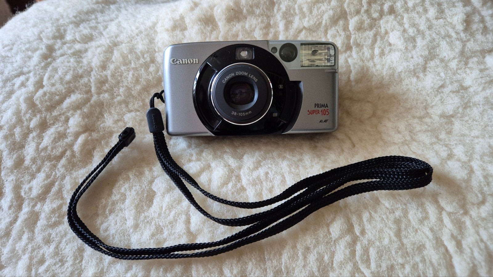 Canon Prima Super 105 AF – Werkende Analoge Compactcamera, Ophalen of Verzenden, Zo goed als nieuw, Compact, Canon