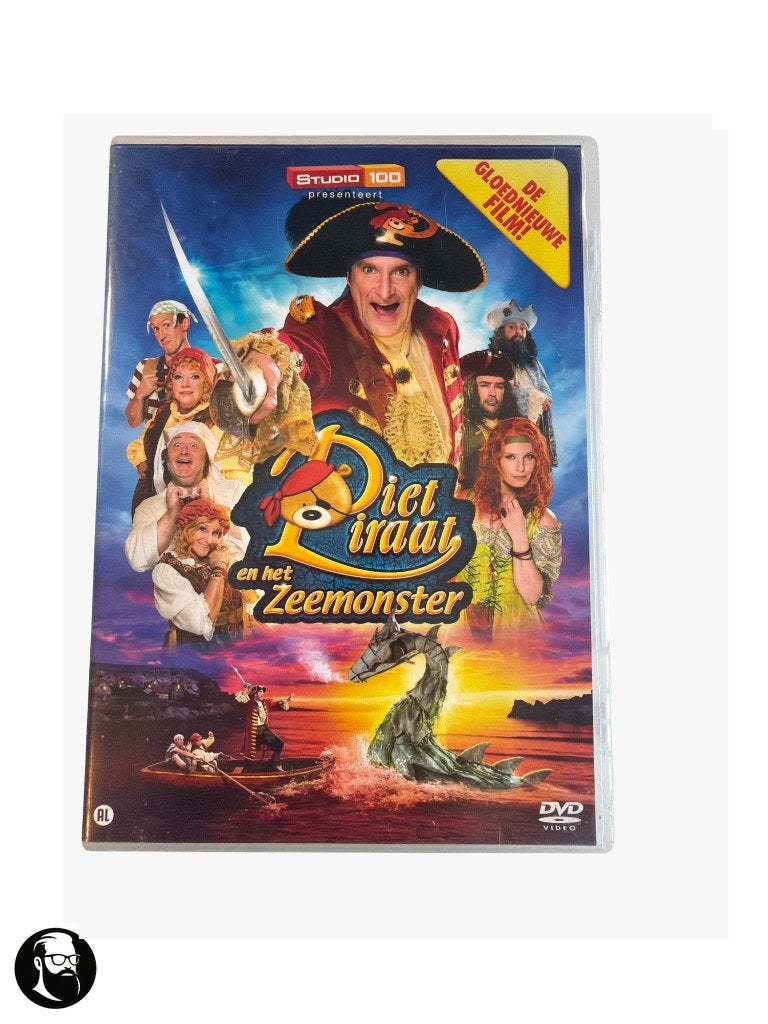Piet Piraat: Het Zeemonster (2013) DVD | Actie 5=4, Bonusmateriaal, Alle leeftijden, Nederlands, Zo goed als nieuw