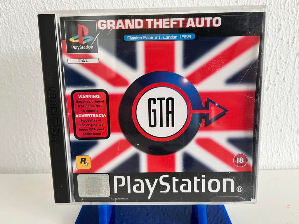 Grand Theft Auto: GTA Mission Pack #1 London 1969 (PS1), Avontuur en Actie, Gebruikt, Vanaf 18 jaar, T