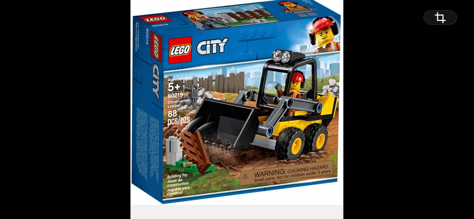 Lego city 60219 bouwlader, City, Lego, Ophalen of Verzenden, Zo goed als nieuw