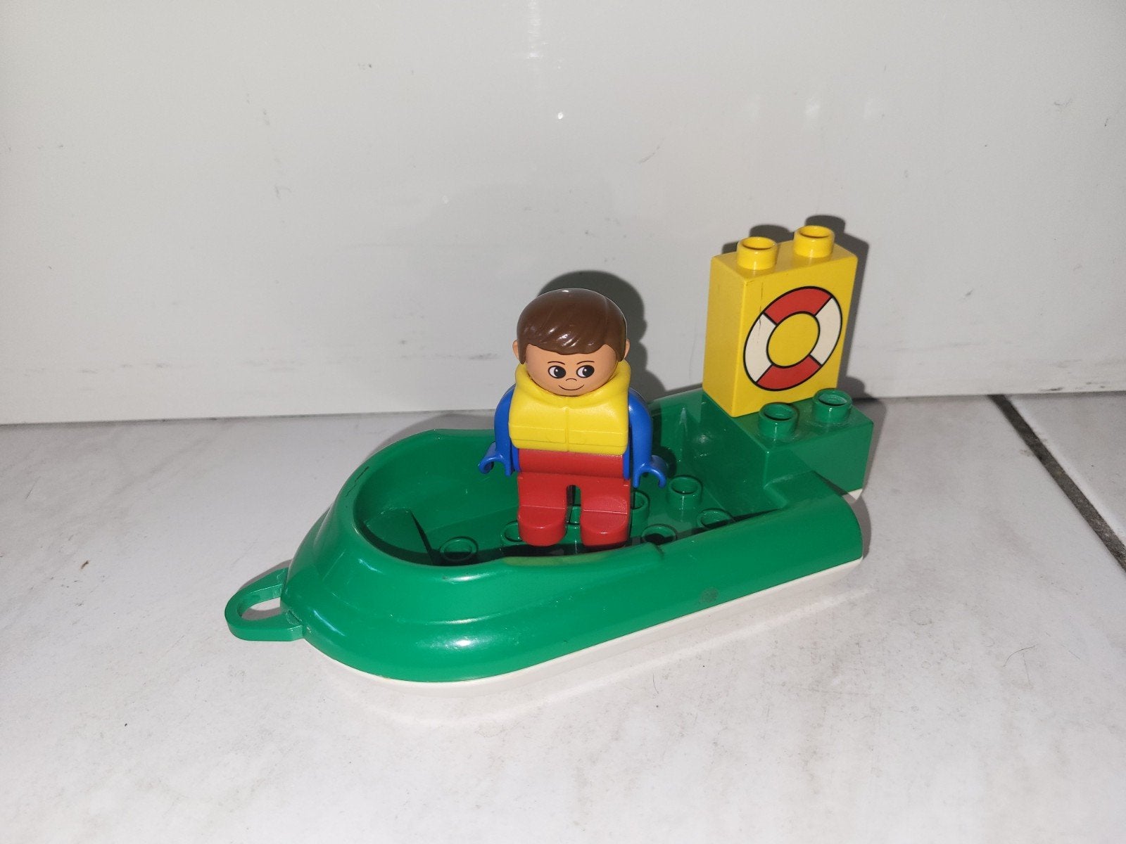 Duplo bootje met poppetje, Gebruikt, Ophalen of Verzenden, Duplo, Duplo