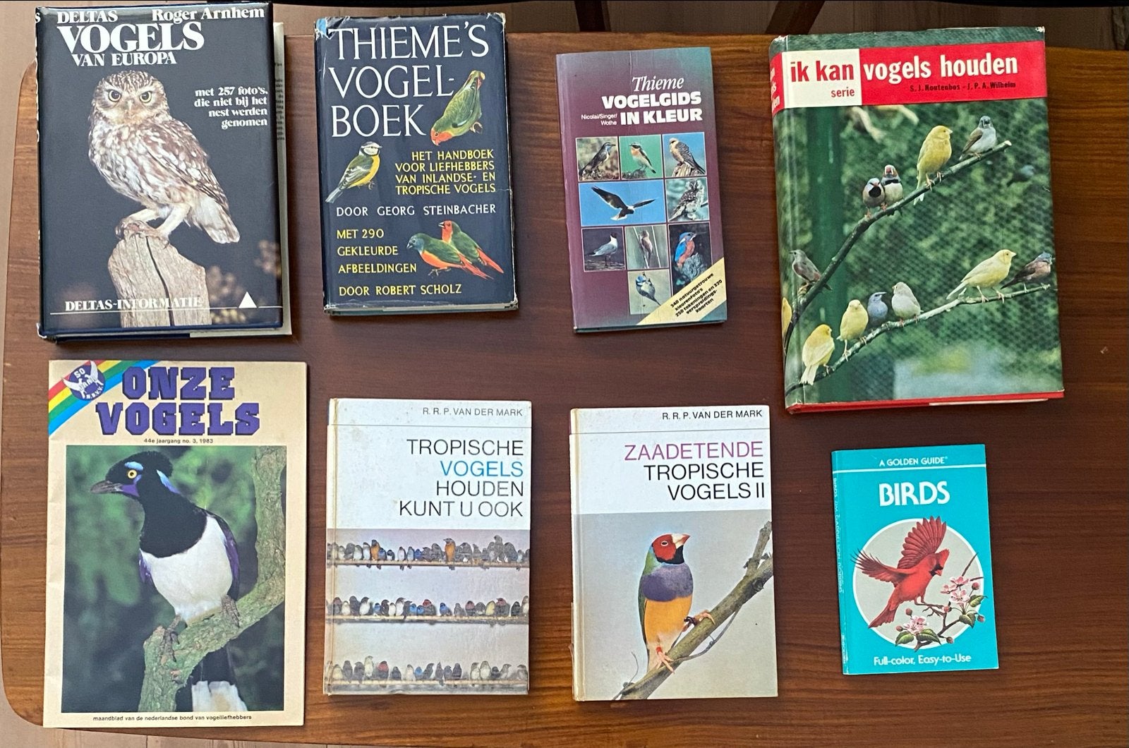 Collectie vogelboeken - diverse onderwerpen, Ophalen of Verzenden, Gelezen, Vogels