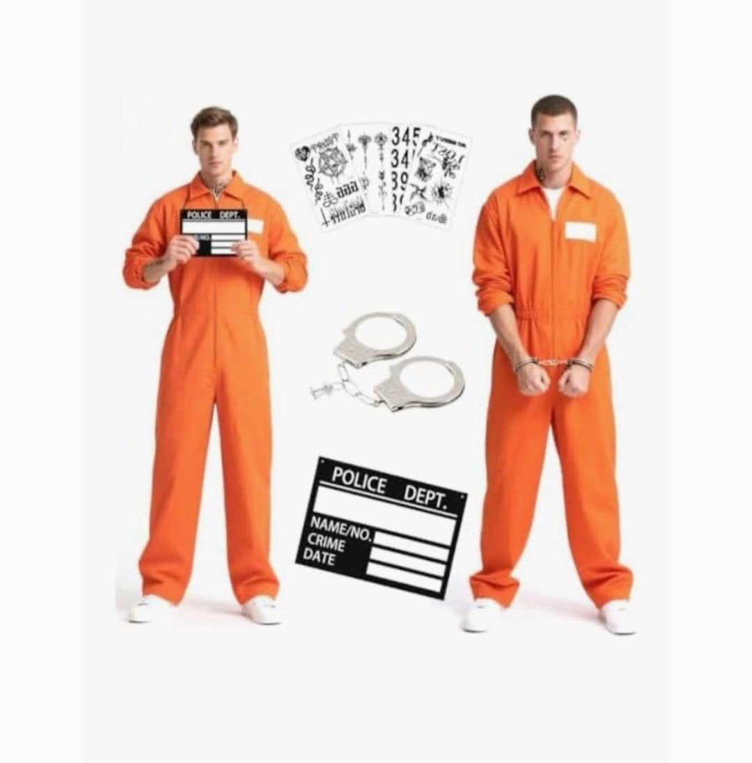 Oranje overall, jachtseizoen gevangenispak Oranje  maat S/M, Ophalen of Verzenden, Zo goed als nieuw