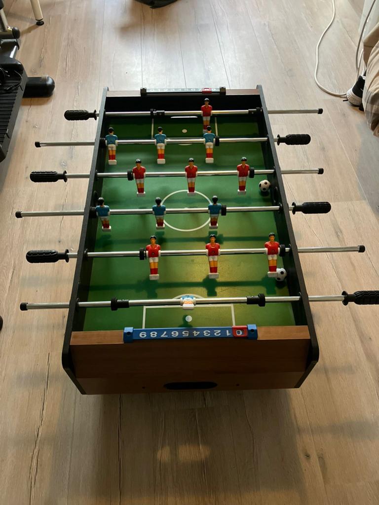 Voetbaltafel van Heemskerk mini soccer, Ophalen, Zo goed als nieuw