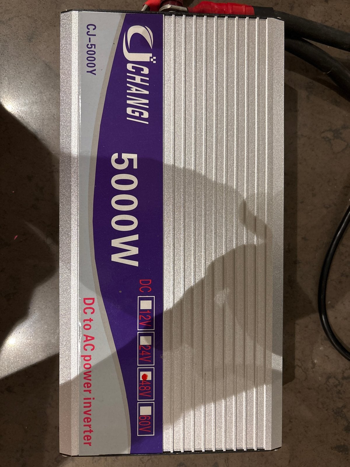 Nog maar 1 te koop CHANGI CJ-5000Y 5000W DC naar AC omvormer, Ophalen, Gebruikt