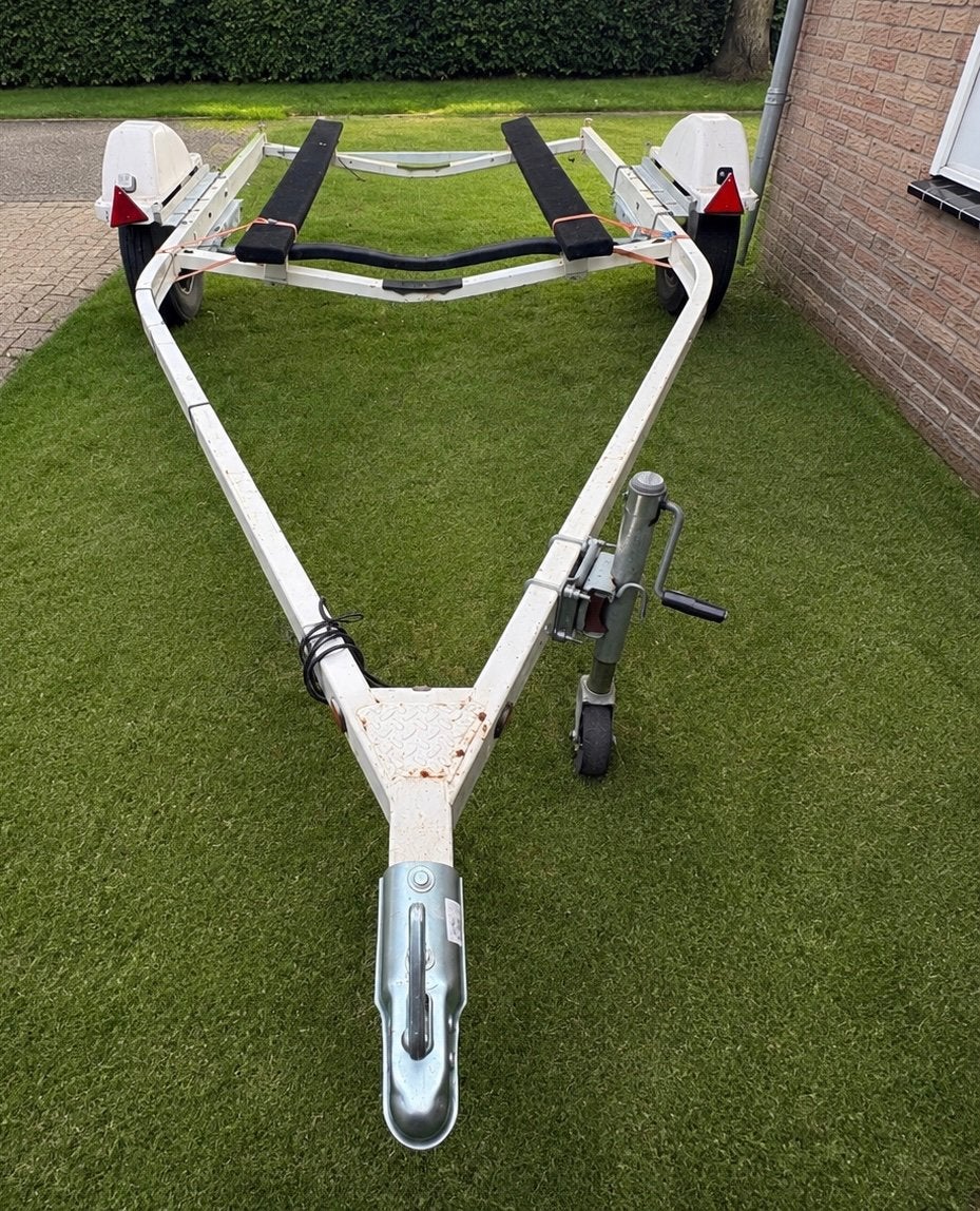 Boottrailer 4,90 x 2,50 meter – Ongeremd, Watersport en Boten, Ophalen, Gebruikt, Overige typen