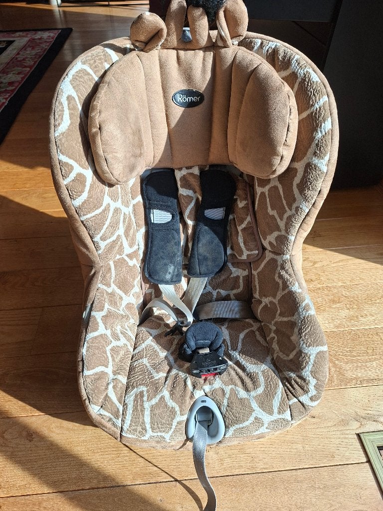 Römer King autostoel - Giraffe print, Ophalen, Romer, Verstelbare rugleuning, 9 t/m 18 kg