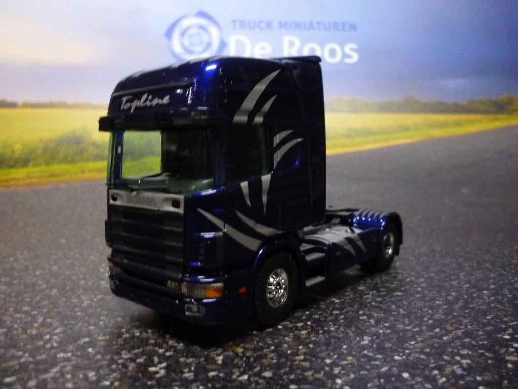 Tekno Scania 124 Silver edition met certificaat, Hobby en Vrije tijd, Modelauto's | 1:50, Ophalen of Verzenden, Nieuw, Bus of Vrachtwagen