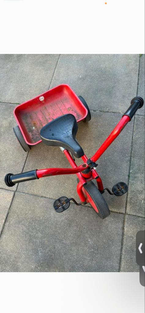 Rode driewieler met koelbak voor kleine kinderen, Fietsen en Brommers, Ophalen of Verzenden, Gebruikt