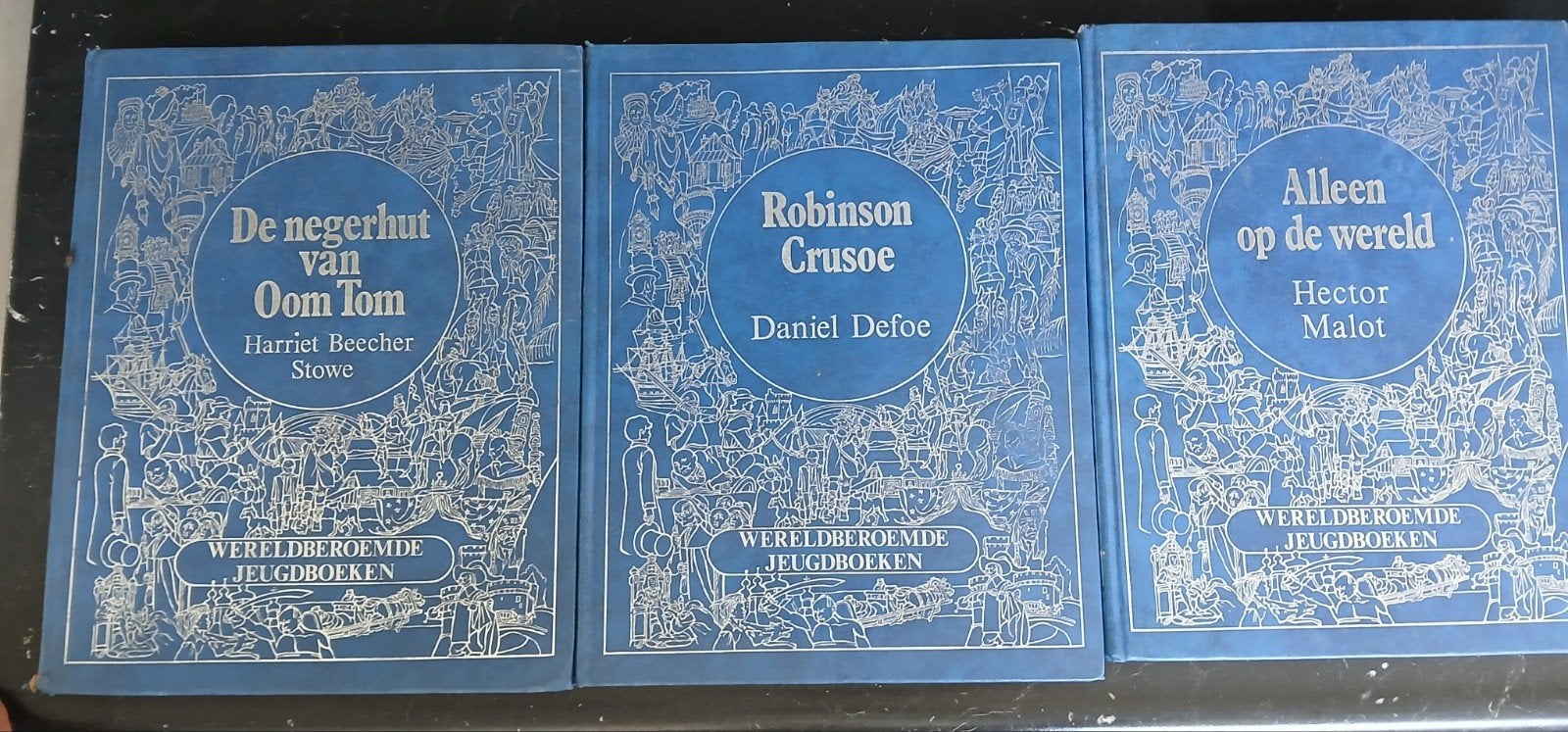 Wereldberoemde Jeugdboeken, Ophalen of Verzenden, Gelezen, Harriet Beecher Stowe, Daniel Defoe, Hector Malot, Fictie