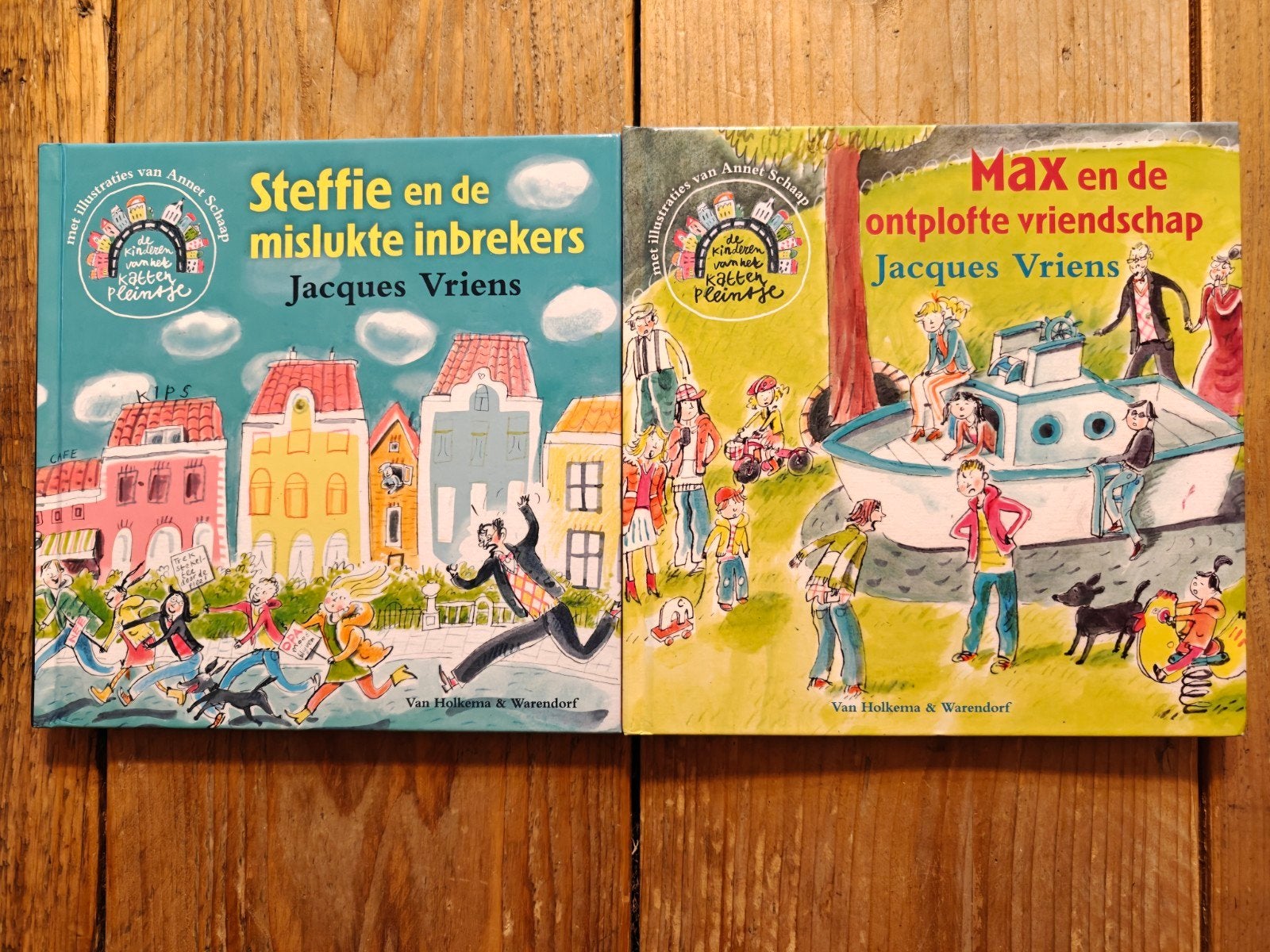 2 Delen van de serie: De kinderen van het kattenpleintje.