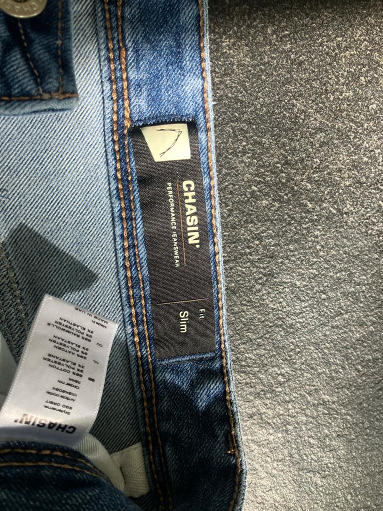 Chasin spijkerbroek slim fit maat 32/32, Ophalen of Verzenden, Gedragen, Blauw, W32 (confectie 46) of kleiner