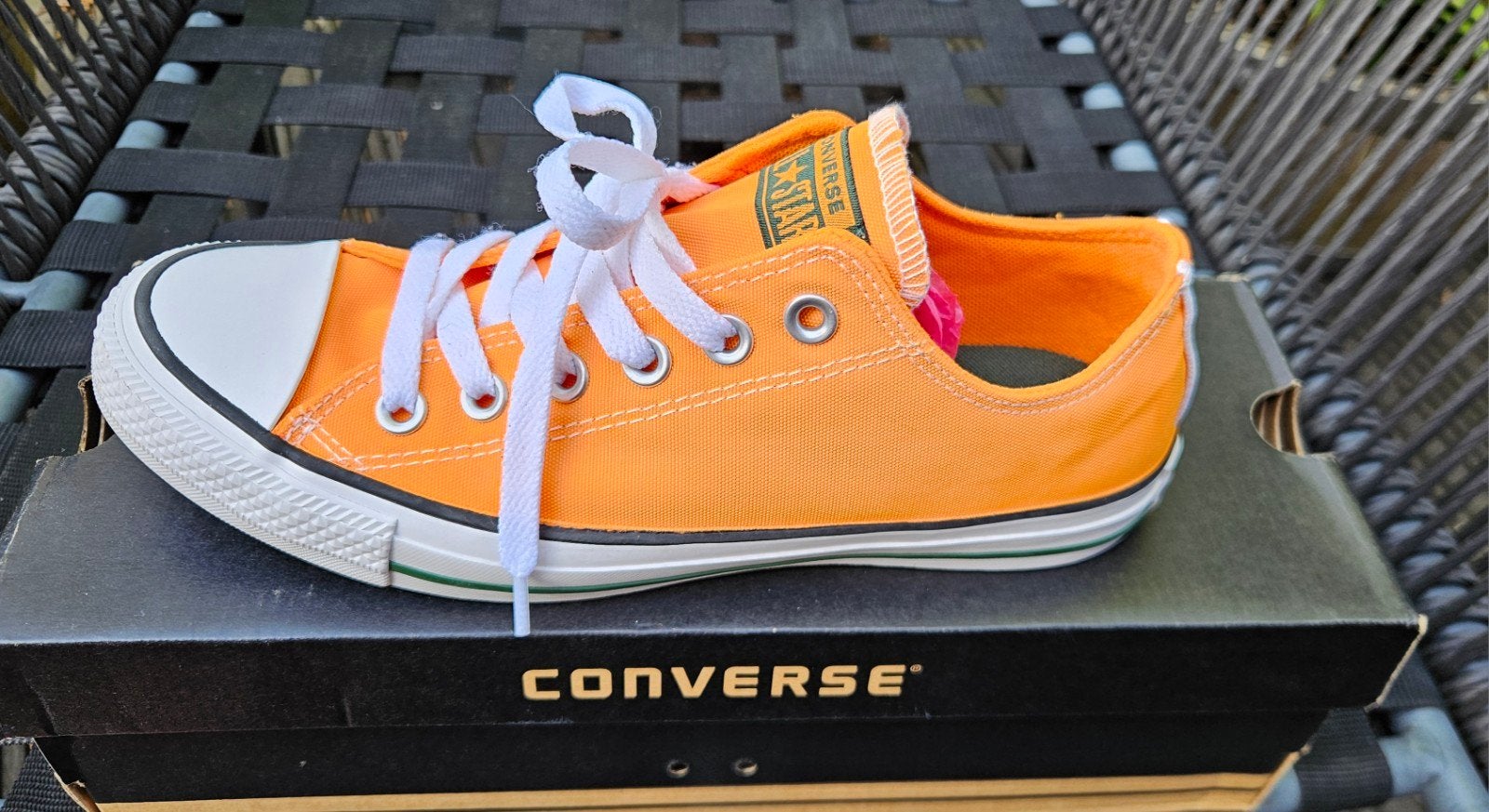 Converse All Stars Orange maat 38 z.g.a.n., Ophalen of Verzenden, Zo goed als nieuw, Oranje, Sneakers of Gympen