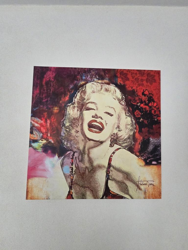 Marilyn Monroe canvas schilderij - 79x79 cm - Gratis, Ophalen