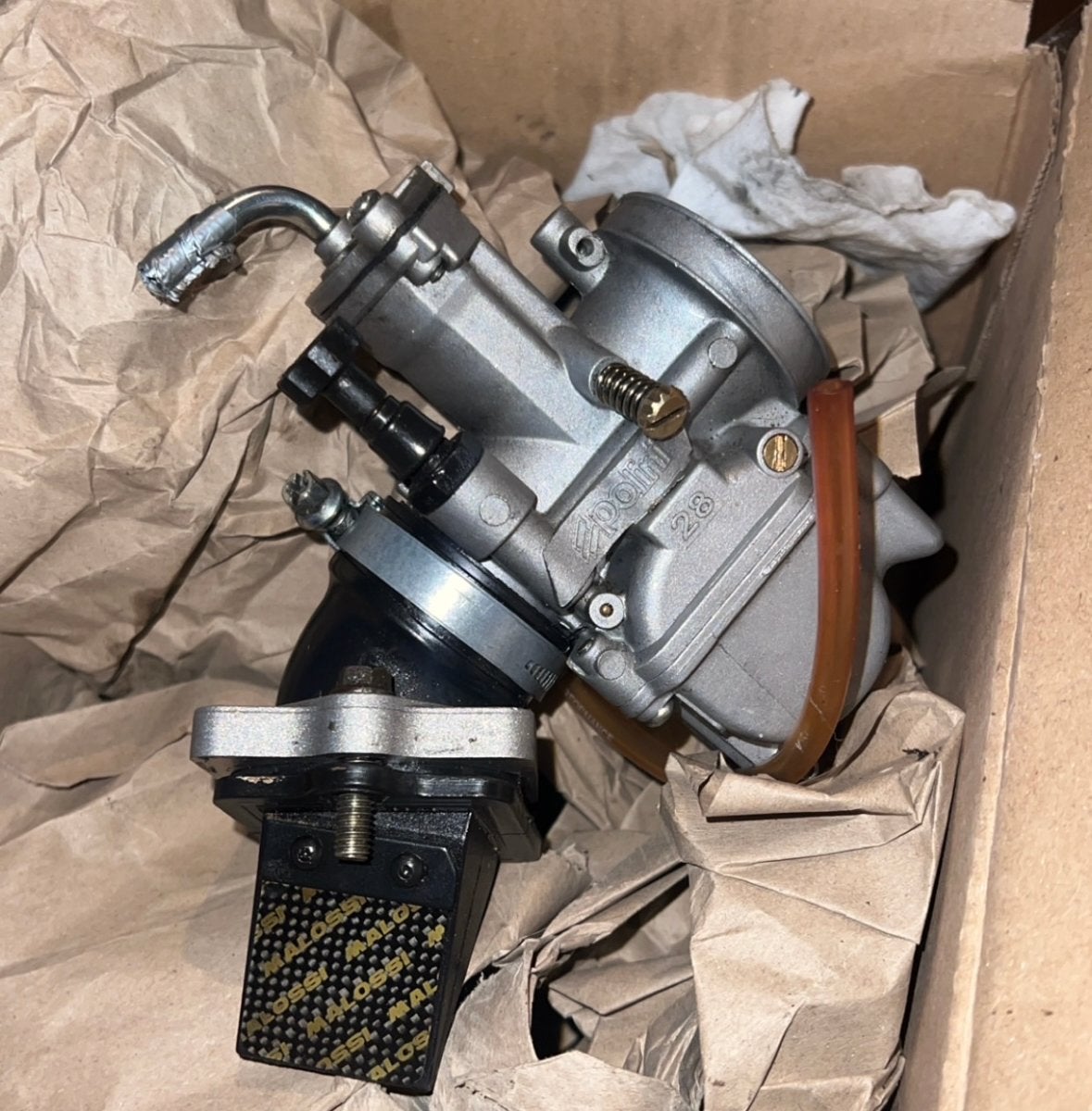 28mm Polini PWK Carburateur - Krachtige Upgrade, Ophalen of Verzenden, Gebruikt, Carburateur