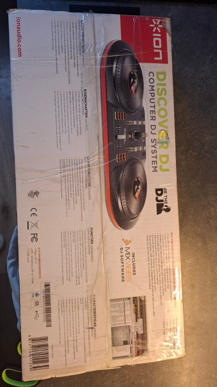 ION Discover DJ Computer DJ System, Muziek en Instrumenten, Ophalen of Verzenden, Zo goed als nieuw, Dj-set, Overige merken