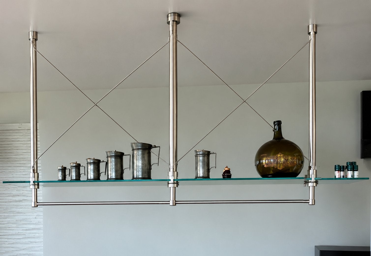 Bulthaup Hangend Keukenrek met Glasplaat, Huis en Inrichting, Ophalen, Zo goed als nieuw, Overige merken, Glas