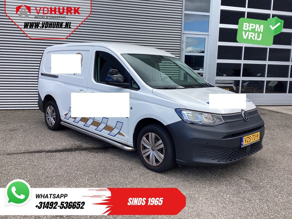 Volkswagen Caddy Cargo Maxi 2.0 TDI 125 pk DSG Aut. Carplay/, Stof, Gebruikt, Euro 6, 4 cilinders