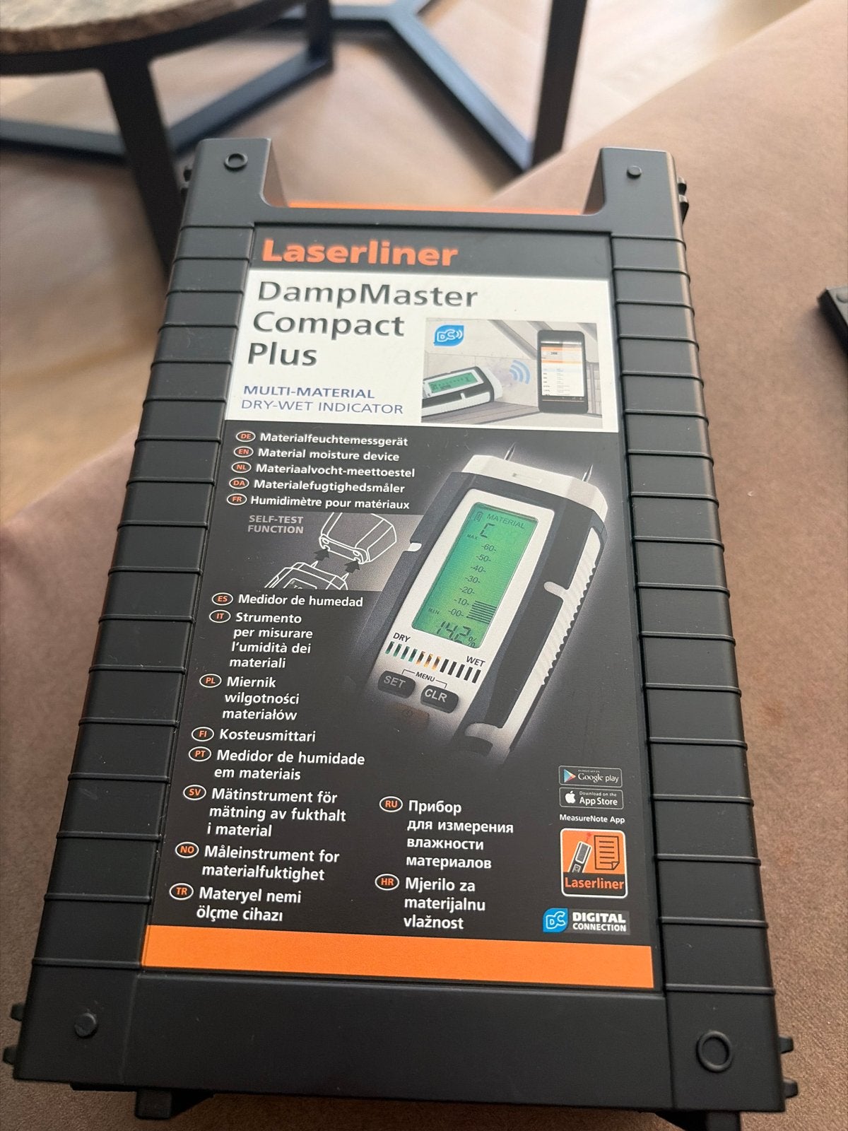 Nieuwe Laserliner DampMaster Compact Plus vochtmeter, Ophalen of Verzenden, Nieuw, Vocht of Vloeistof