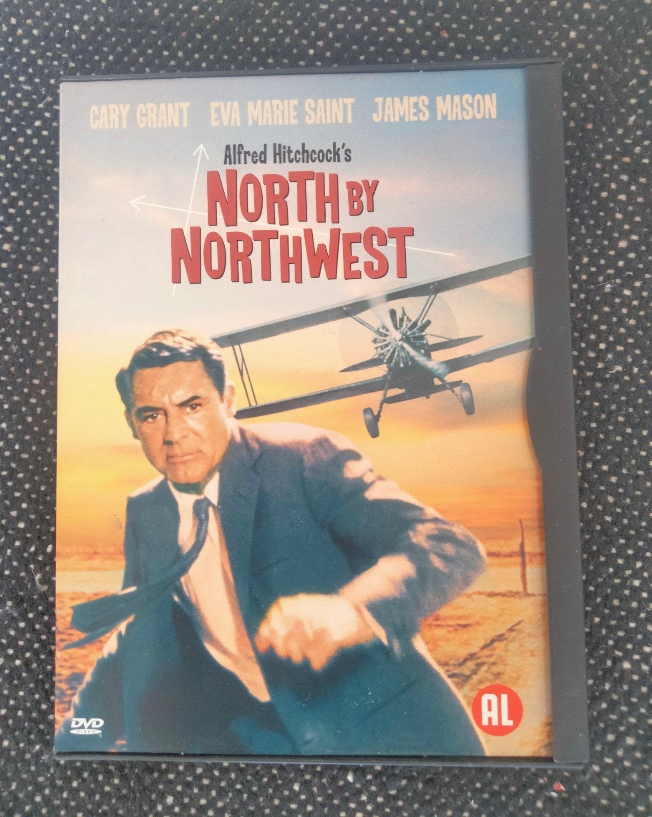 North by Northwest DVD - Alfred Hitchcock Klassieker, Cd's en Dvd's, Gebruikt, Actiethriller, Ophalen of Verzenden, Vanaf 12 jaar