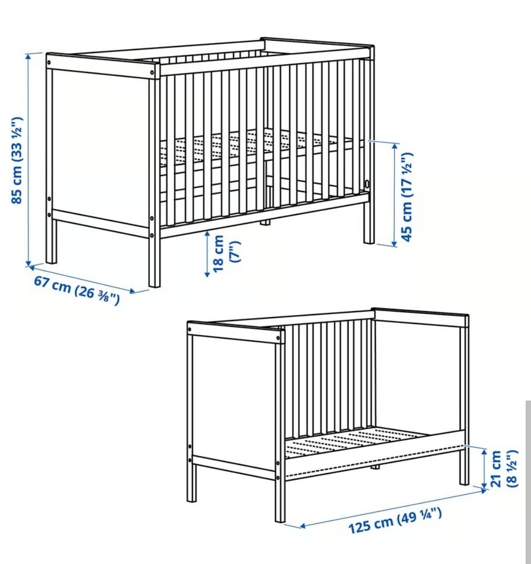 IKEA SNIGLAR Commode - Wit, Kinderen en Baby's, Kinderkamer | Commodes en Kasten, Zo goed als nieuw, Commode, 90 tot 105 cm, 75 tot 100 cm