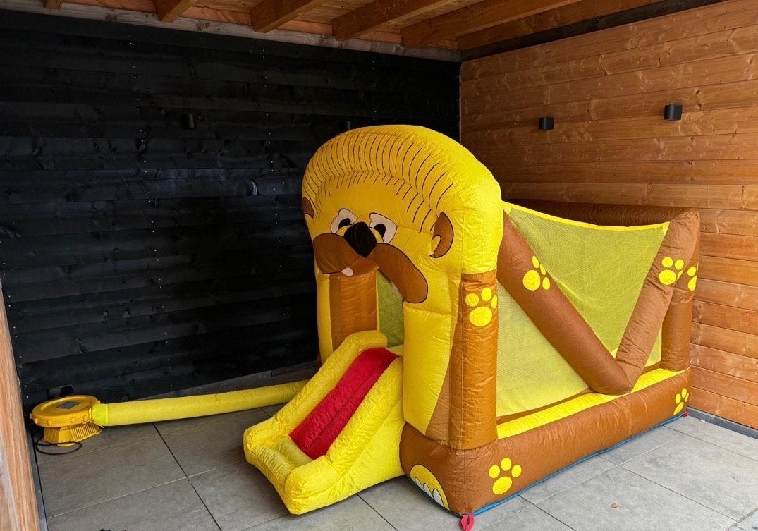 Opblaasbaar springkussen voor de kleintjes, Ophalen, Gebruikt
