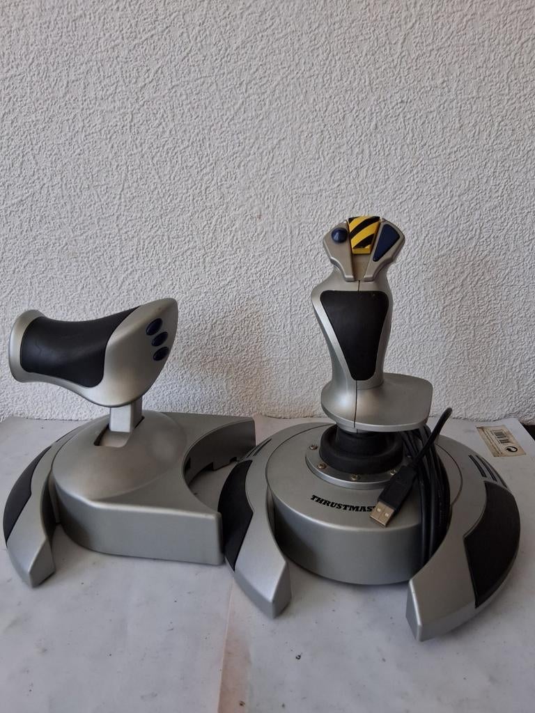 Thrustmaster Top Gun Afterburner, Computers en Software, Joysticks, Ophalen, Gebruikt, Thrustmaster